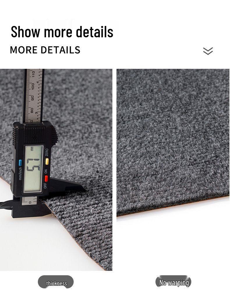 Elegant Non-Slip Outdoor Door Mat - Durable, Cuttable, Dirt-Resistant Foyer Entry Mat