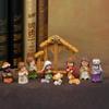 1Set Little People Toddler Toy Nativity Set Kids Pretend Play Set For Christmas Decoration Kids Xmas  Year Gift
