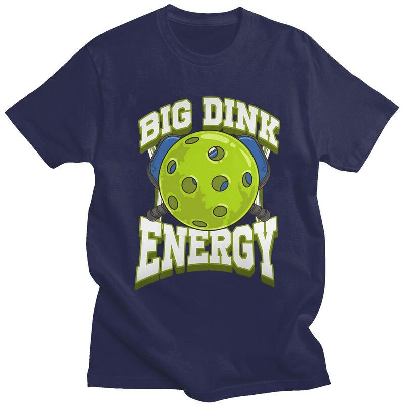 

Big Dink Energy Pickleball Player Lover T Shirts Men 100 Cotton Tee Tops Valentines Day Gift Tshirt Tshirt Clothes 4XL