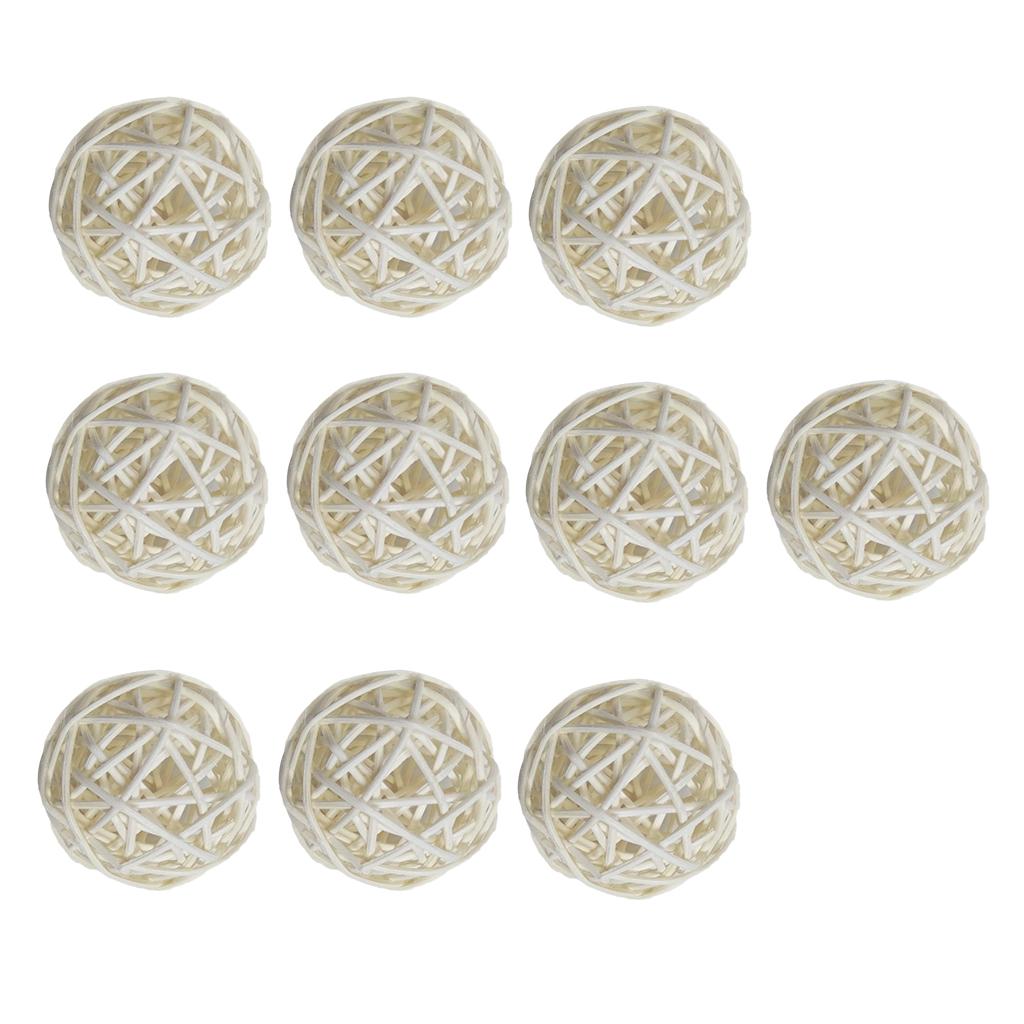 10x Weide Rattan Kugel Ranke Kugel Party Dekorationen Basteln Geschenke