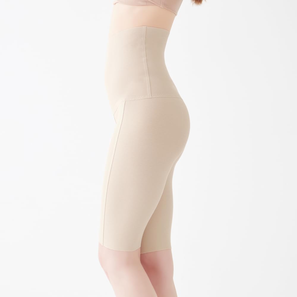 Gunze KIREILABO Warmth That Your Body Will KL9766 (Kireilabo) 5-Length High-Waisted Bottoms, Love,