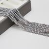 1 Snoer, Grijs Natuurlijke Zoetwaterparels Kralen voor Sieraden Maken DIY Knutselen (Kralen 3-4mm, Lengte 36cm)