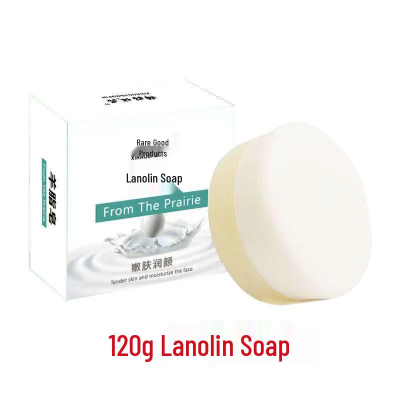 Handmade Lanolin Goat Milk Soap: Gentle Face & Body Cleanser for Tender Skin