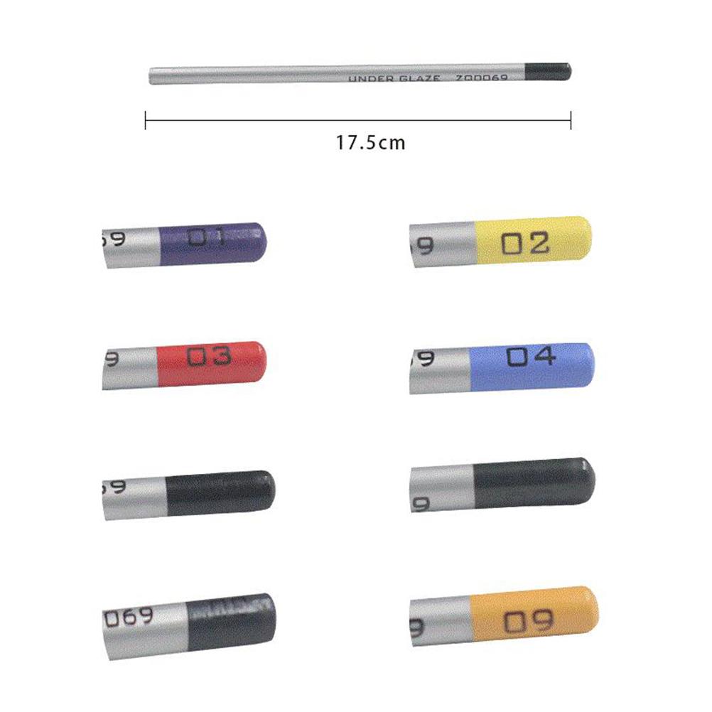 Pottery Art Underglaze Colored Pencils Ceramic Diy Hand-Painted Hook Line