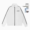 Unisex Stand Collar Zipper Sports Jacket