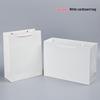 Kraft Paper Bag - Thickened White Card Tote for Clothing, Shoes, Gifts, and Custom Logos