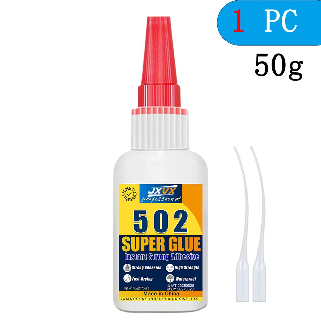 Super Glue 502 Super Adhesive Cyanoacrylate Bonding Agent for Metal, Plastic, Wood, Glass, Ceramic, Leather, Rubber, Handicrafts, DIY,