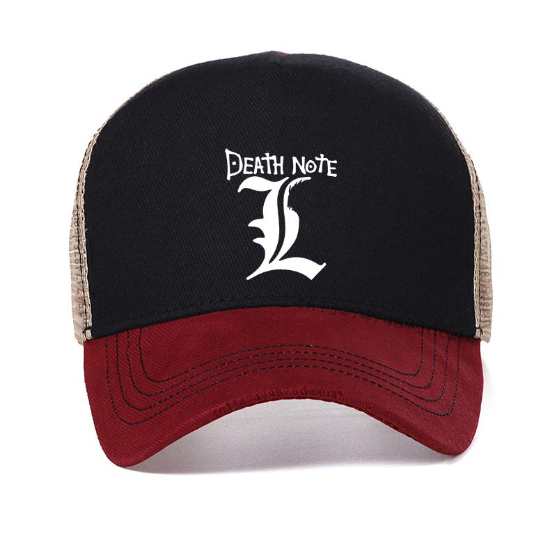 

Japanese Anime Death Note Baseball Cap woMen Kawaii Cartoon leach Ichigo Graphic Dad hat Misa Manga Summer mesh Snapback hats Adjustable