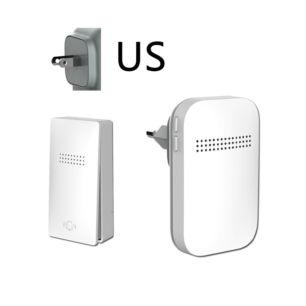 US/UK/EU Plug Electronic Doorbell 38 Songs Chime Smart Doorbell Door Bell Sets  Residential Use