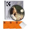 Concept 82mm Black Mist Filter with Softening and Light Reduction Variable ND and Coating K&F 1/4" & ND2-32 Filter, Multi-Function 2-in-1 Effects,