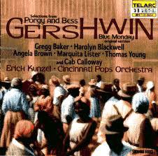 CD GEORGE GERSHWIN, ERICH KUNZEL, CINC - Porgy And Bess (Selections) - Blue  CD80434 Telarc Records 1998 Non Japan Classical Used