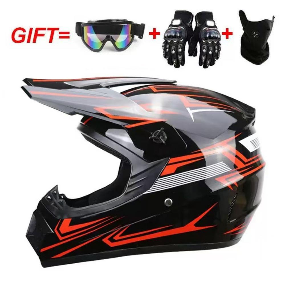 Cool Helmet Junior Motorcycle Helmet Mountain Bike ATV Off-Road Vehicle Helmet
