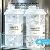 Reusable Plastic Ice Cup with Lid for Freezing Water Coffee Smoothie BPA Free Home Office Travel Cold Drink Cup