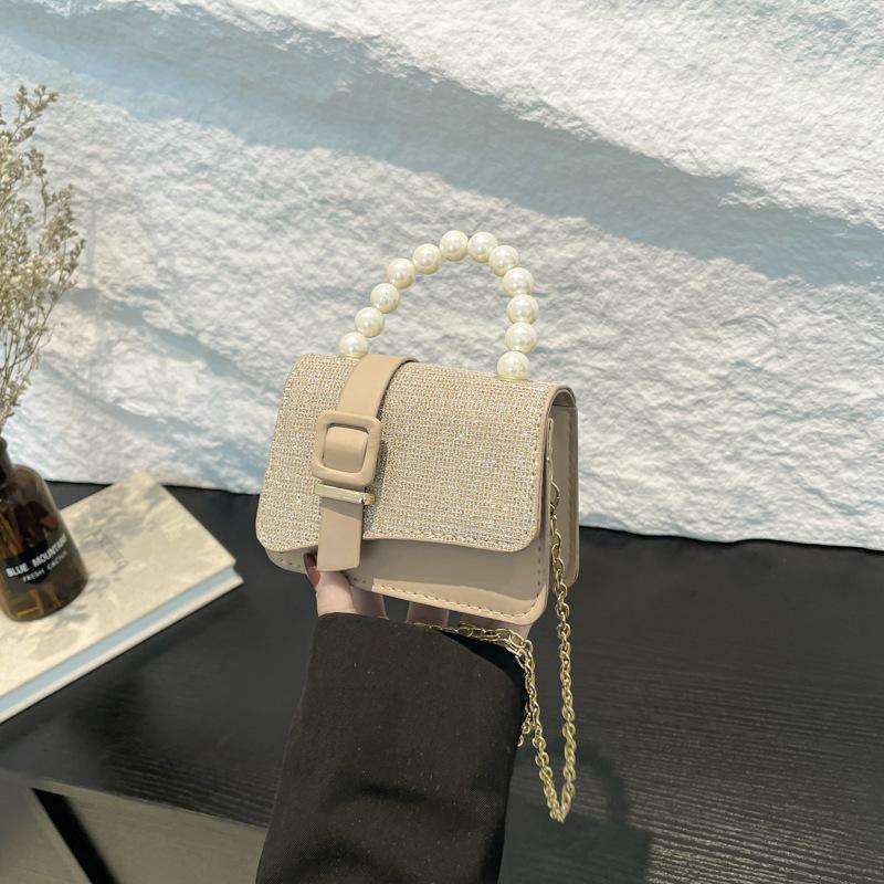 

New fashion shoulder bag niche design portable small square bag women s bag spring messenger bag хаки