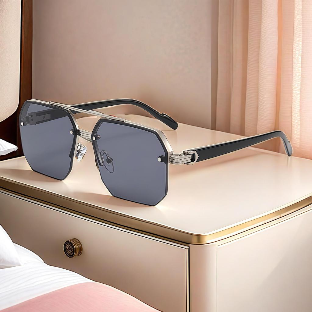 2025 Men's High-End Large Frame Fashion Sunglasses