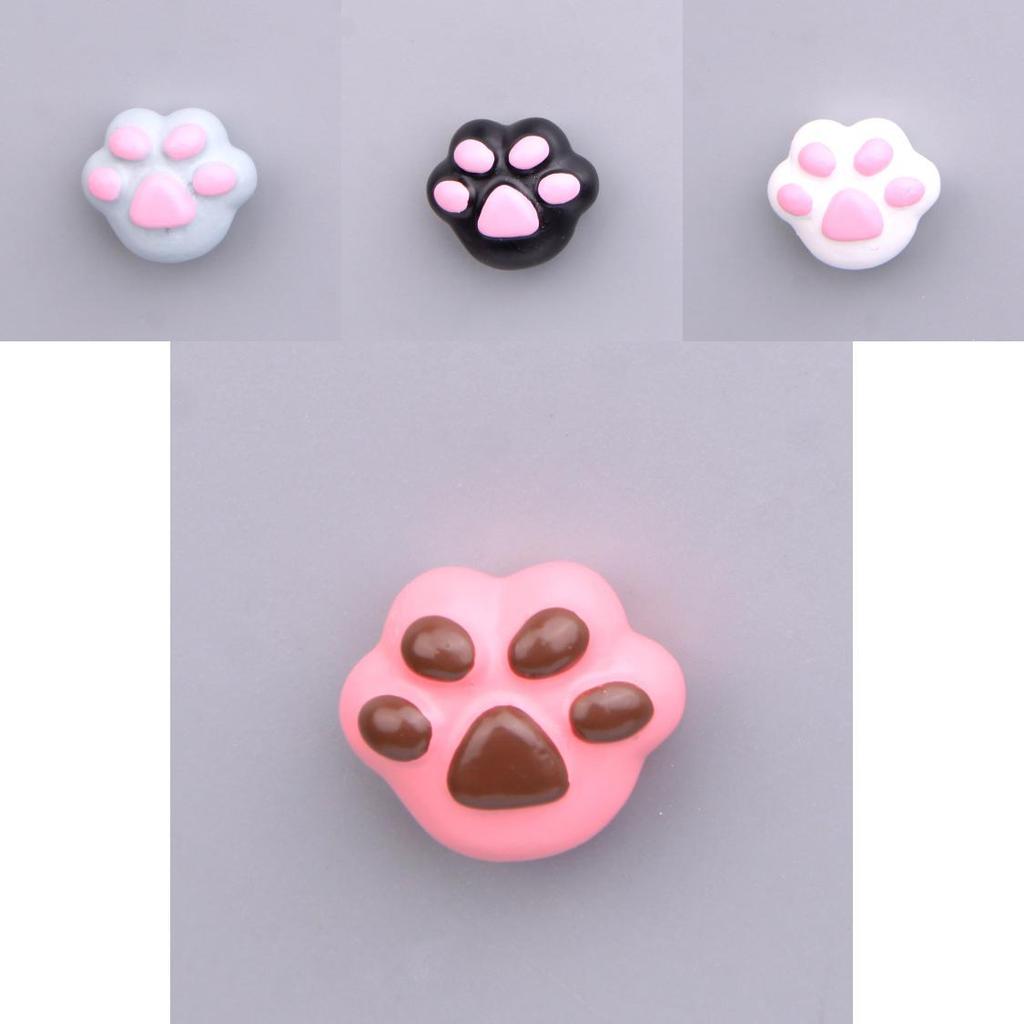 Cat Paw Refrigerator Magnet Kawaii Resin Magnetic Clip For Gift And Party Use