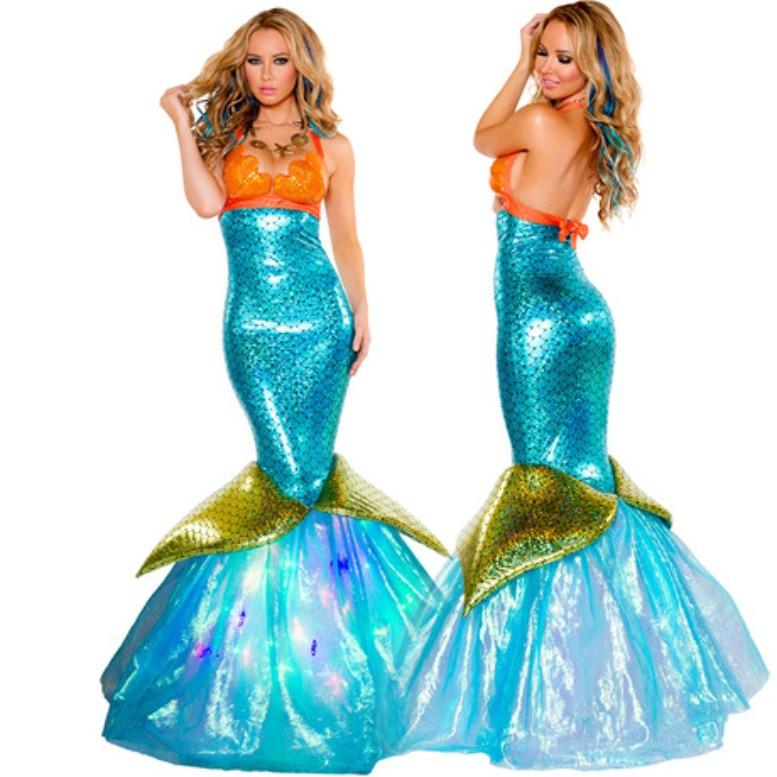 New Halloween Models, Mermaid Costumes, Bras, Dress Sets, Game Uniforms.