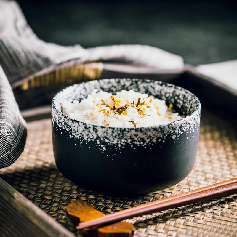 Creative Japanese Rice Bowl Simple Small Ceramic Soup  Home Restaurant Seasoning  Breakfast
