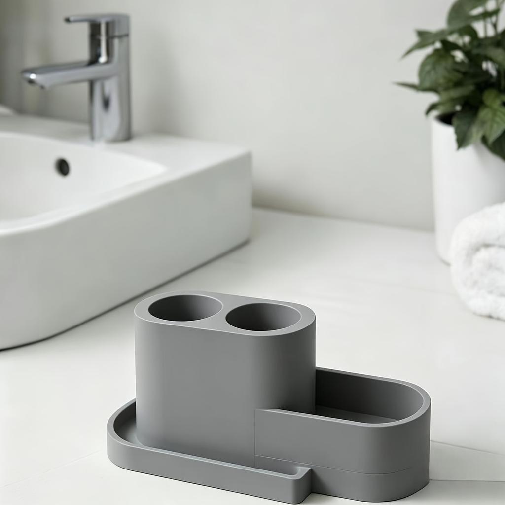 Electric Toothbrush Holder with Removable Base, Detachable Base for Easy Cleaning