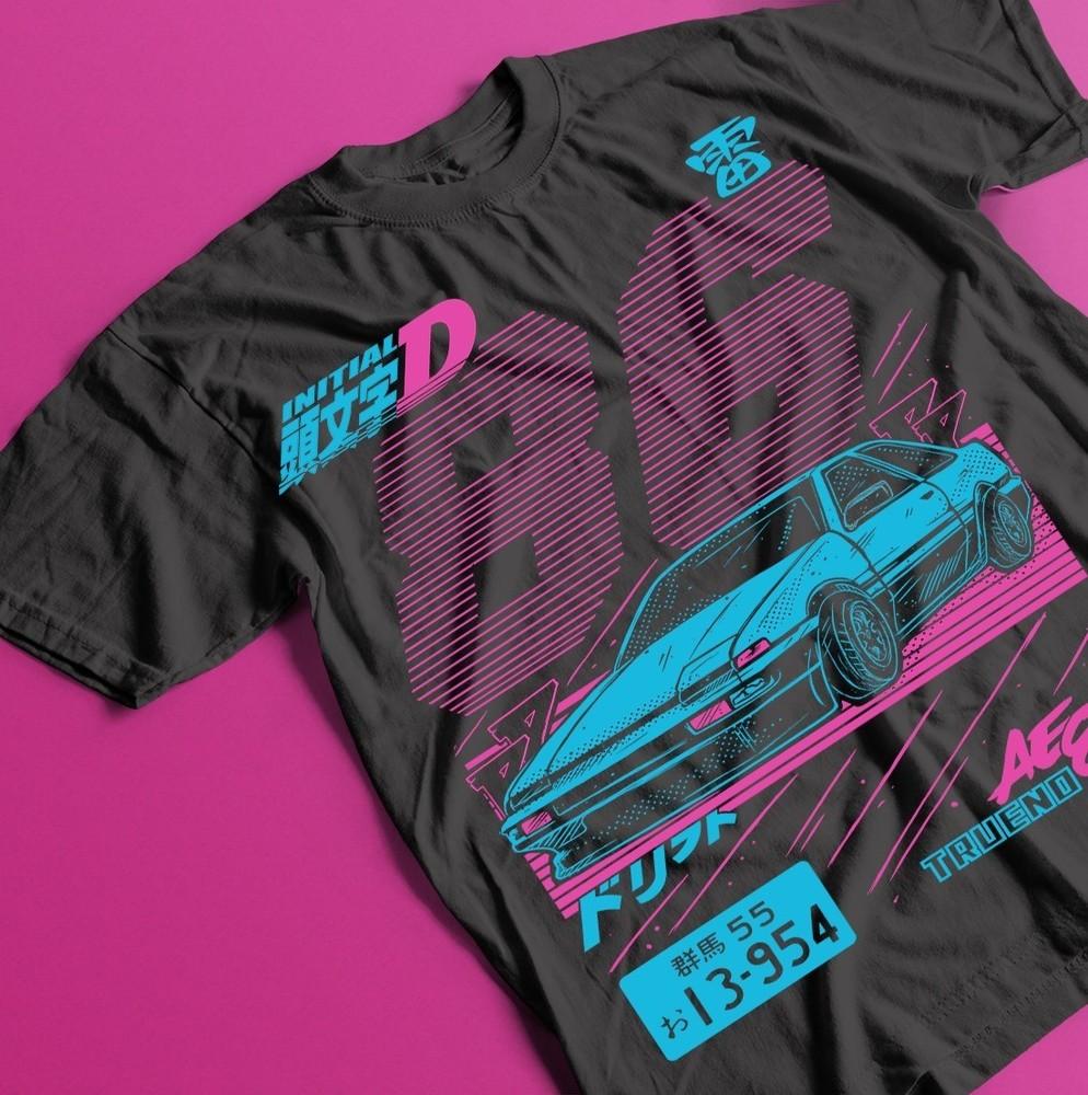 

Initial D Itsuki Fujiwara Tee, Anime Manga Movie Sport Shirt, Unisex Cotton L