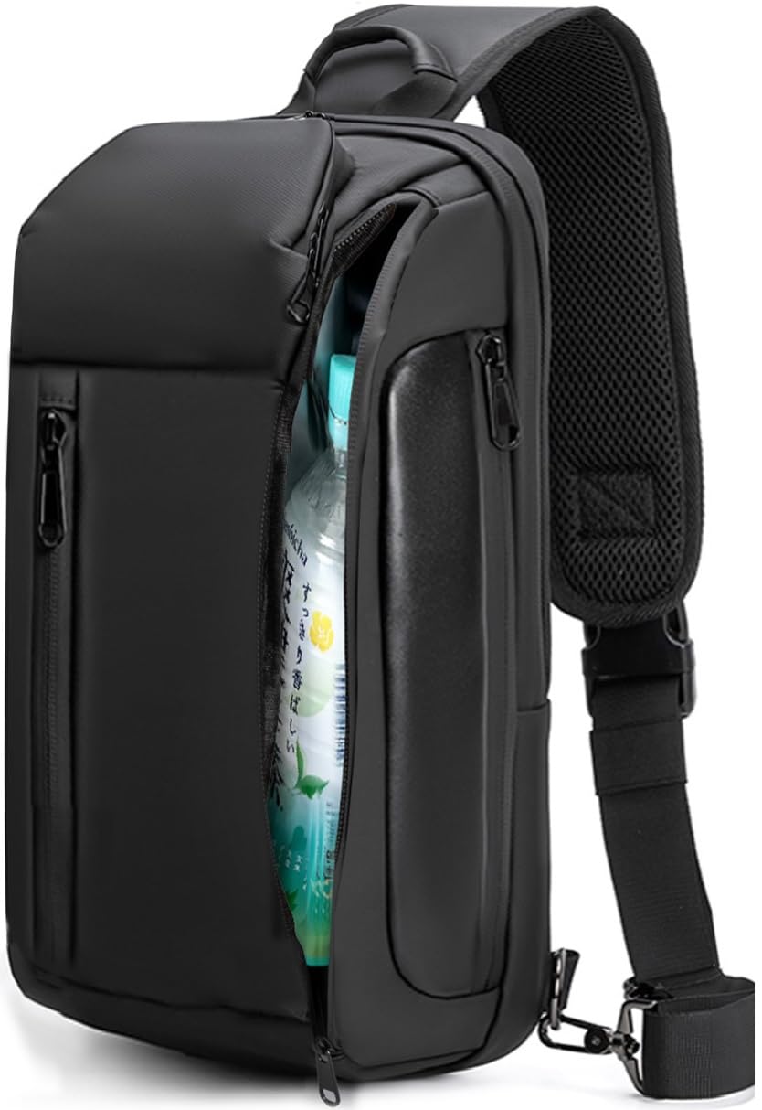 

Body Bag with Drink Shoulder Crossbody One Shoulder Body Large Left and Right Waterproof Model with Increased Functionality [ABIBA] Holder, Bag, Bag,