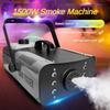 High Power Stage Smoke Machine Electronic Constant Temperature Smoke Sprayer LED Stage Effect Fogger Spray Equipment
