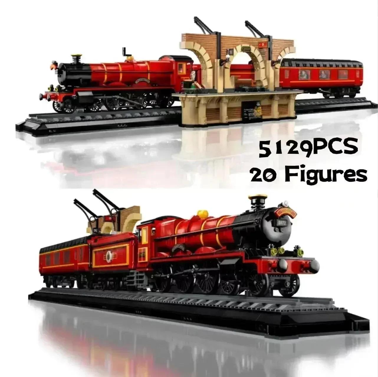 

Коллекционное издание 5129PCS 118CM Hogiwartsed Express Train Building Bricks Set с игрушками Minifigis для взрослых, подарок OneSize