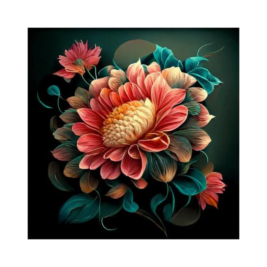 

5D Алмазный художественный комплект цветочный узор для снятия стресса Творческий забавный DIY Алмазная вышивка Декоративные стразы Искусство D