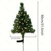 Solar LED Christmas Tree Lights for Outdoor Lawn and Courtyard Decoration