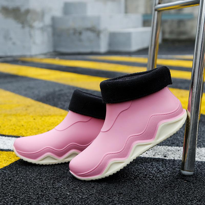 Waterproof Low-Cut Korean-Style Rain Boots - Non-Slip for Men, Women, Students & Adults