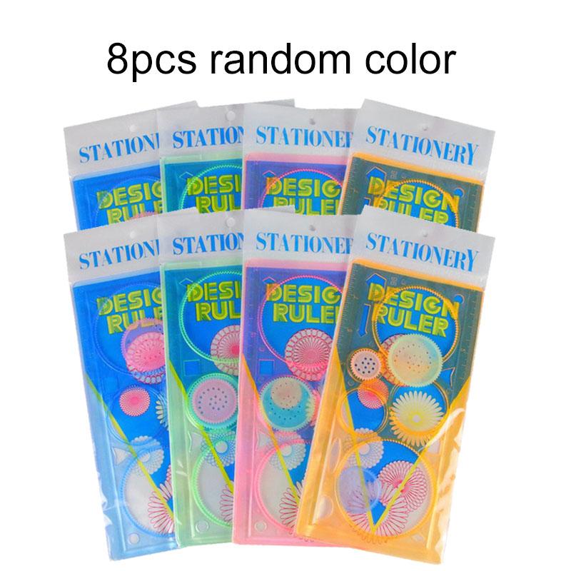 1~20Pcs Creative Gears Geometry Spirograph Drawing Stencils Set Children Painting Template Art Crafts Kids Educational Toy Tmz