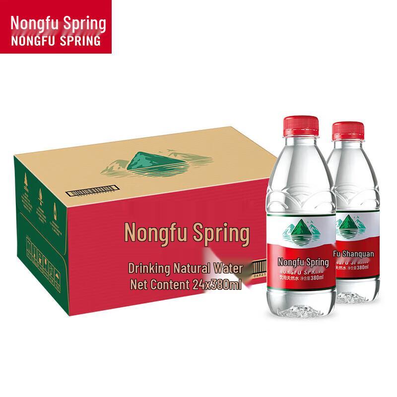Nongfu Spring Natural Drinking Water 380ml (24-Pack)