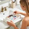 Custom Plastic Drawer Separator Box Extendable Style For Utensils Jewelry Cosmetics Management