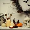 Funny Shadows Stand Wrought Iron Halloween Table Candlestick Decoration Home Ornament Candlelights Dinner Candle Holder