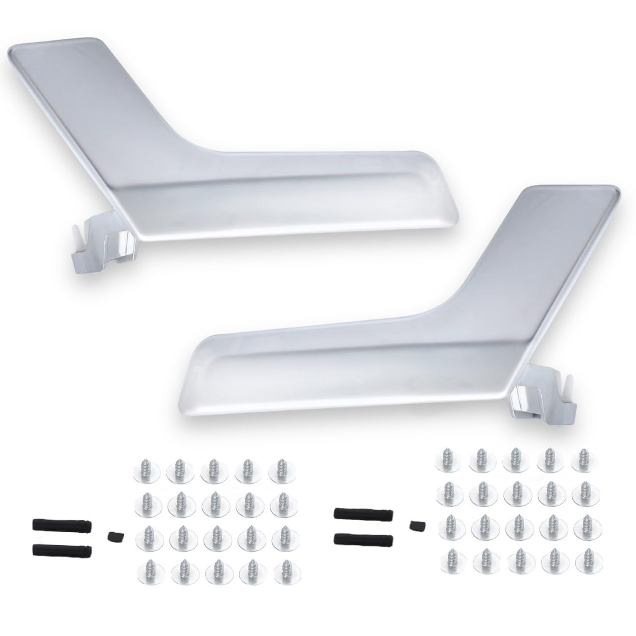 

Kanoan Door Handle Inner Repair for Universal Aftermarket Inner Door Handle Replacement and Right Mercedes-Benz Kit, Silver, W204, X204, C180, C200,