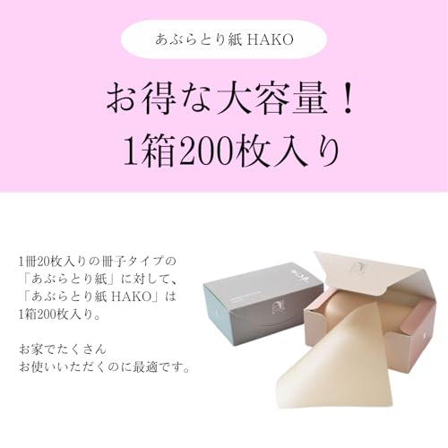 Softly touch 1 second skincare. Kyoto long-established Yojiya oil blotting paper made Japan special washi HAKO (gray) 200 sheets oily skin soft high