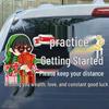 Waterproof New Driver Warning Car Sticker for Rear Windshield