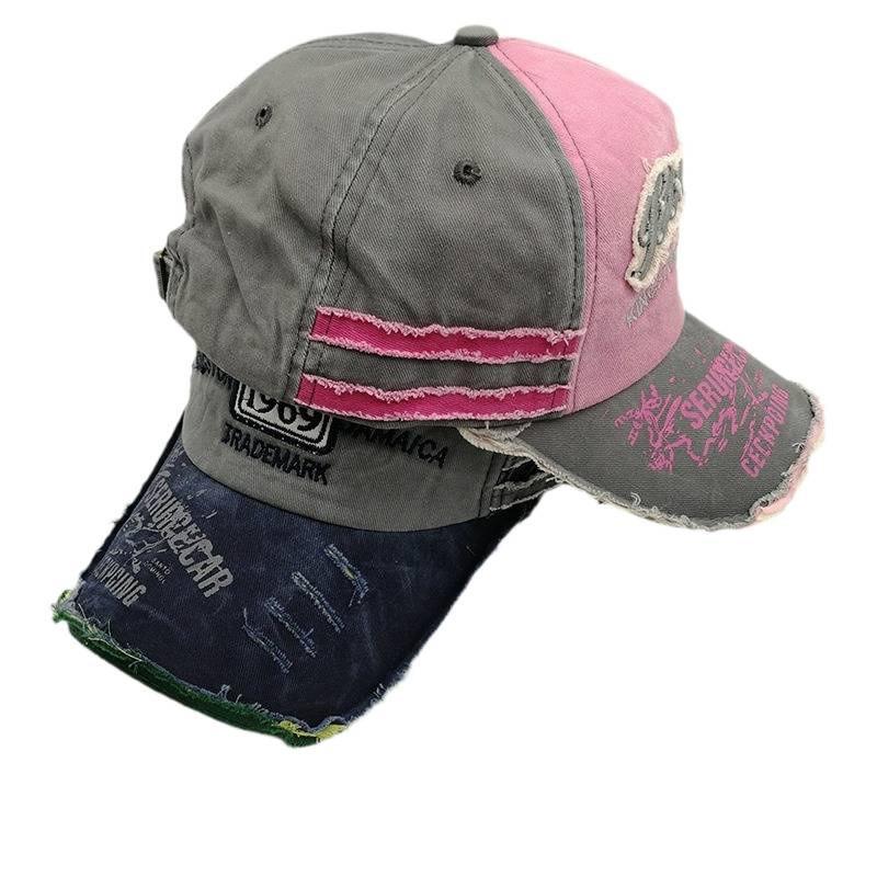 Fashion Letter Embroidered Baseball Cap With Wide Brim For Outdoor Casual Wear