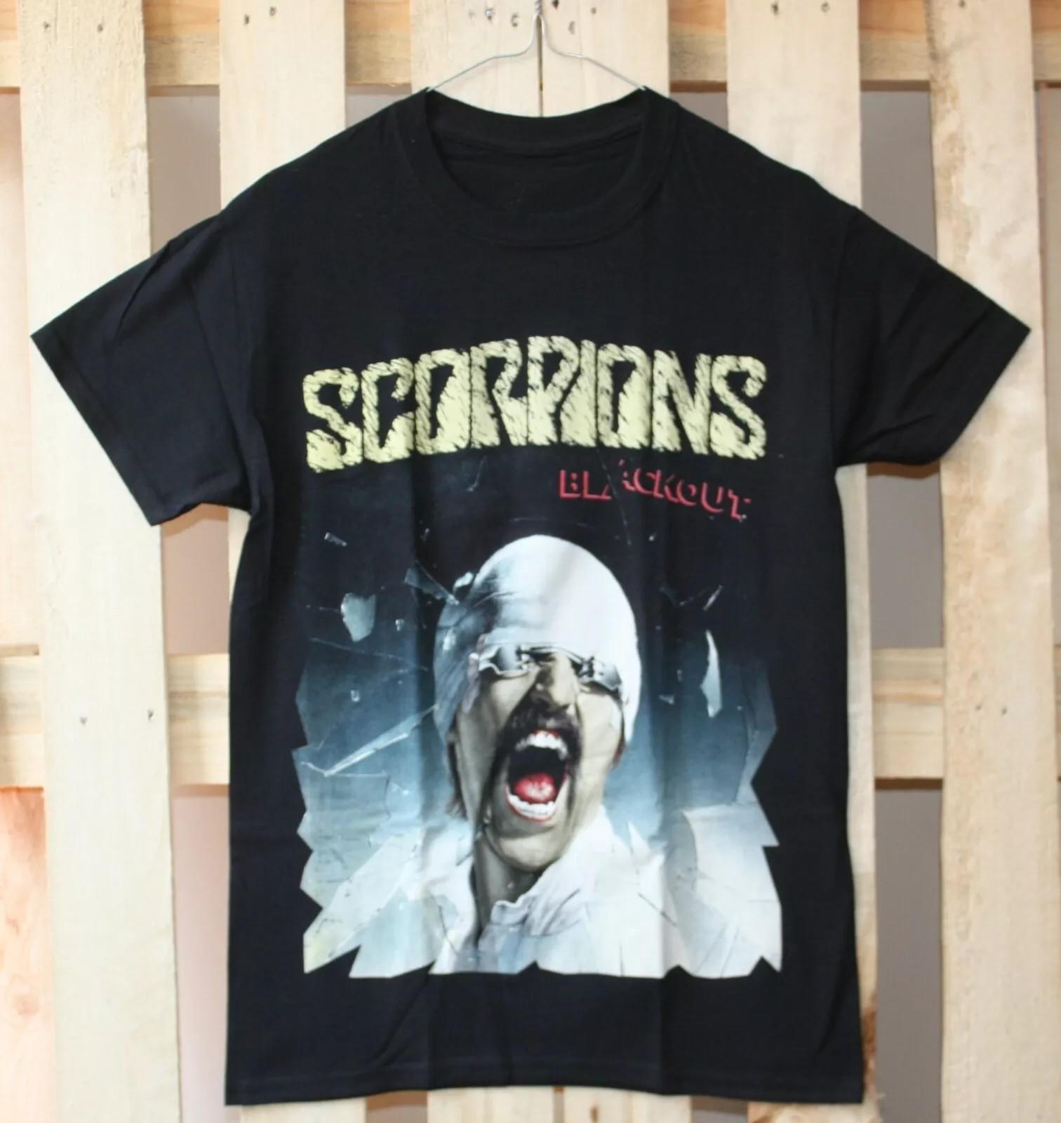 SCORPIONS BLACKOUT T-SHIRT L