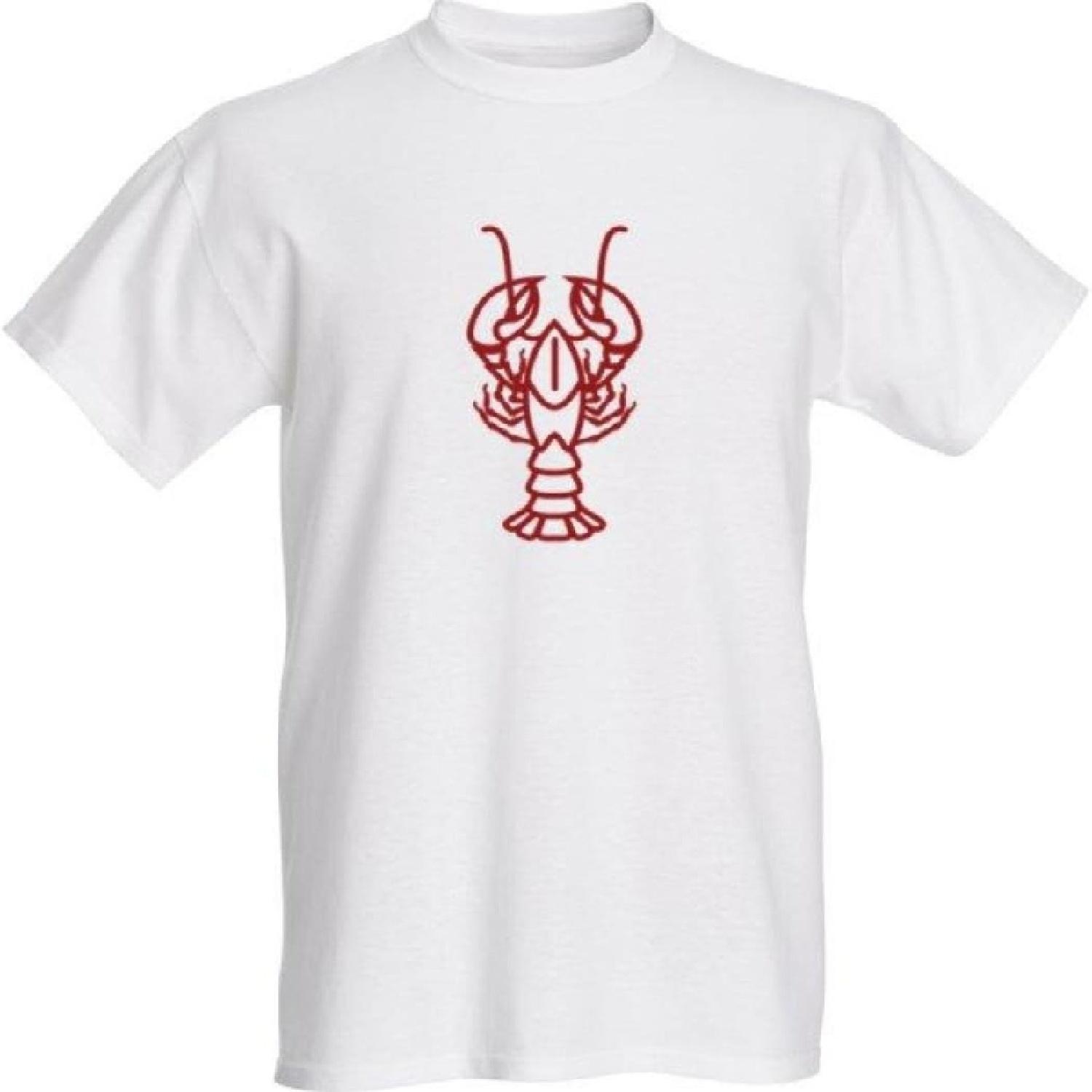 Classy Canuck Lobster T-Shirt - Red - Seafood Tee XXXXXL белый