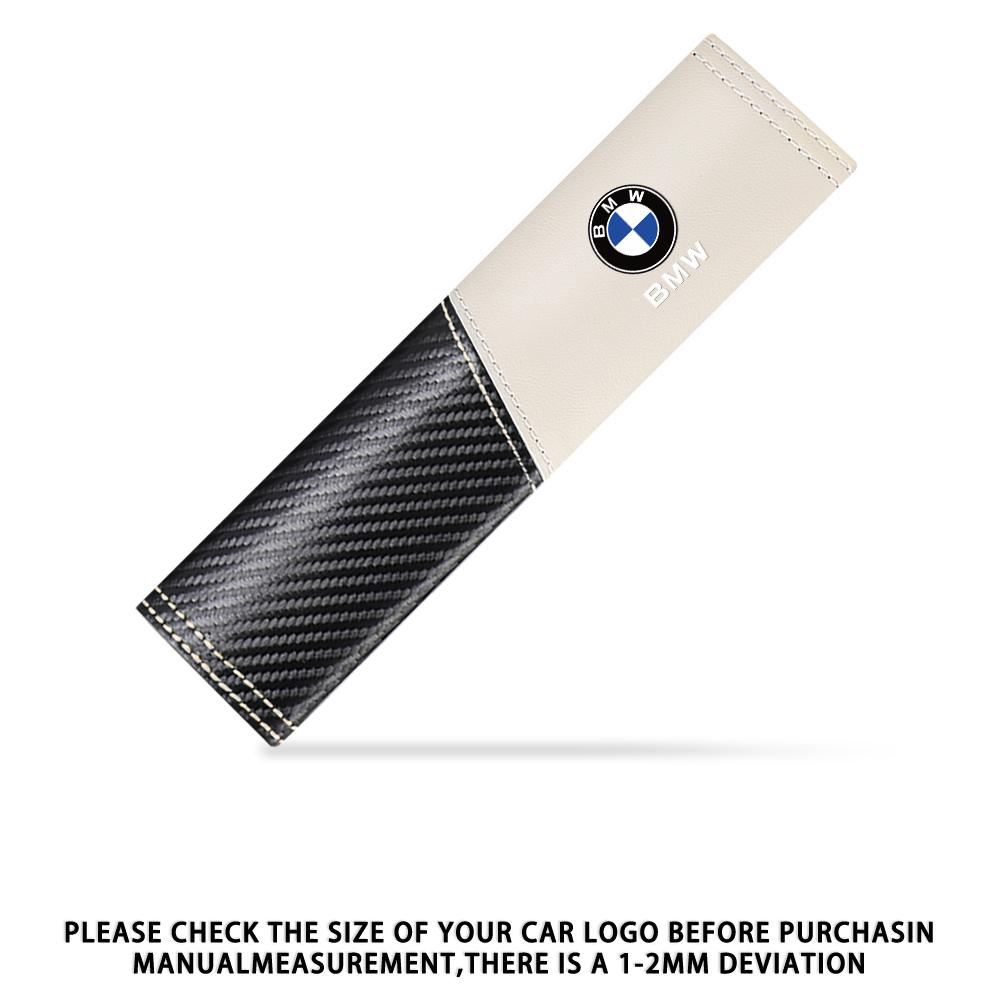 2pcs Carbon Fibre Seat Belt Covers Car Shoulder Pad Seat Belt For BMW E46 E90 E60 F30 E87 E36 F20 E92 Serie 1 Car Accessories