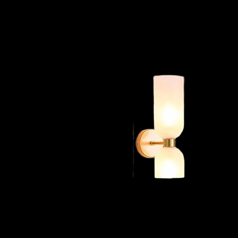 Nordic Simple Double-Head Glass Wall Lamp