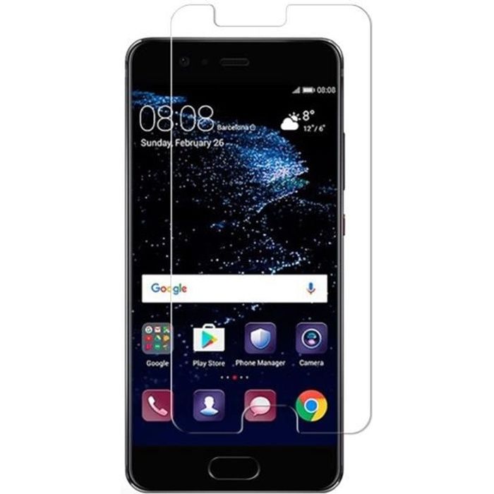 Screen Protector Film - Phonillico® - HUAWEI P10 - Tempered Glass - Anti-Scratch - Transparent