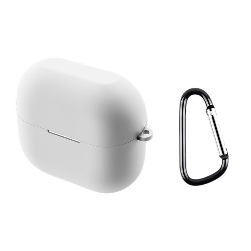 Silicone Cover with Carabiner Protective Wireless Charging Headphone Wireless Earphone Accessories for Buds 3 Men Women