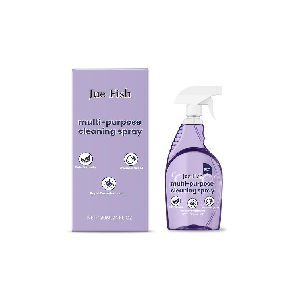 Jue Fish Univerzální rozpustná kostka 1 láhev nahrazuje 8 čisticích prostředků 120ml/500ml + Čisticí šumivé tablety