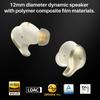 TOZO Golden X1 Kabellos Exzellente Klangqualität, die mit Ihrem LDAC-Audio-Hybridtreiberdesign resoniert Knowles Balanced-Armature-Treiber und dynamische
