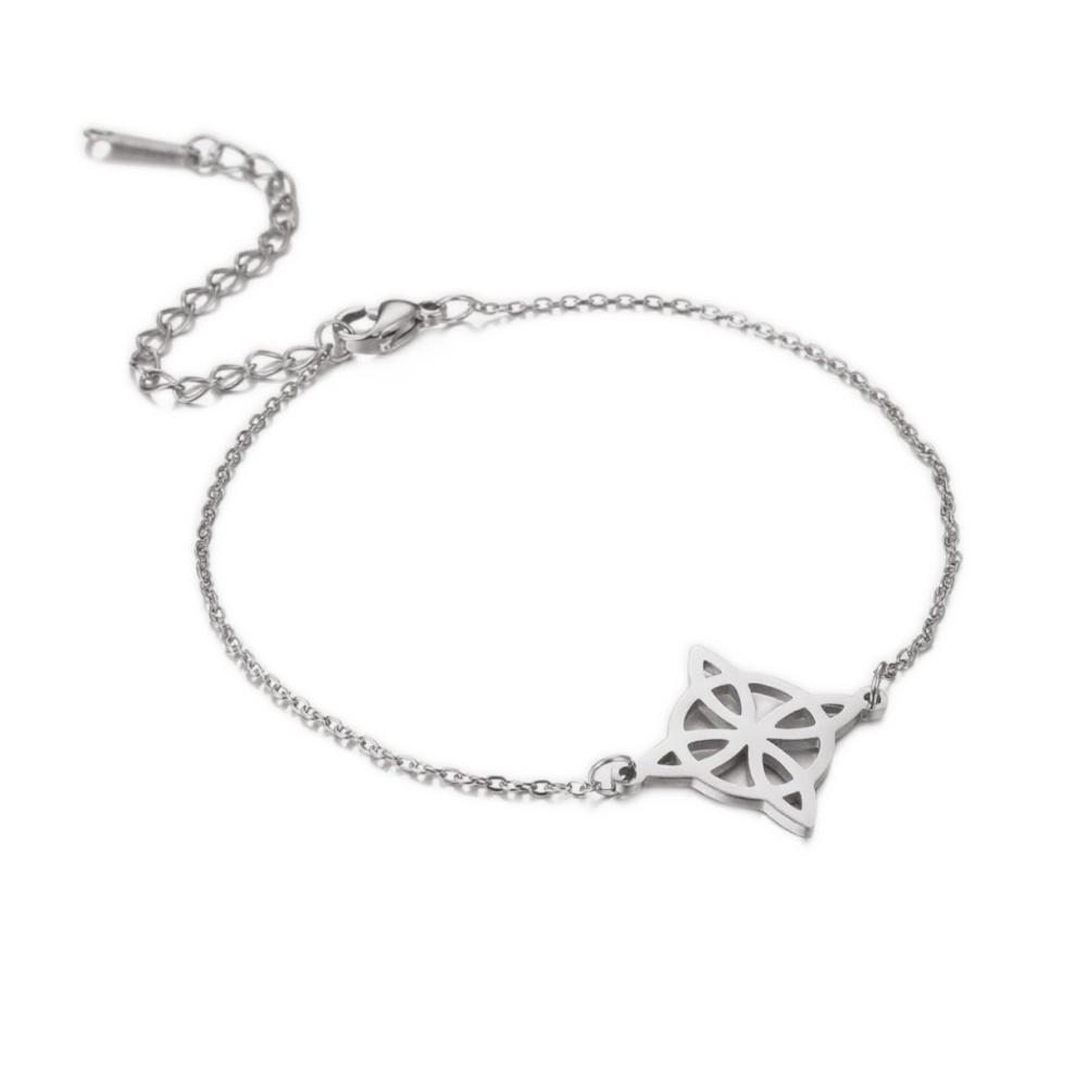 Witch Knot Bracelet Jewish Hebrew Tetragrammaton Bracelet Witchcraft Pentagram Bracelet For Women Amulet Jewelry Gift