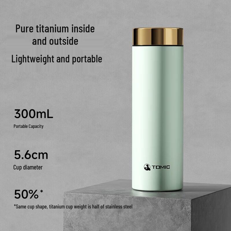 TOMIC TW60219Ti Pure Titanium Insulated Tumbler