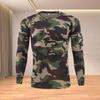 Outdoor Jungle Desert Camouflage Summer Men's Camouflage T-Shirt Fashion Personality Quick Dry War Quick Loose Short Sleeve Top