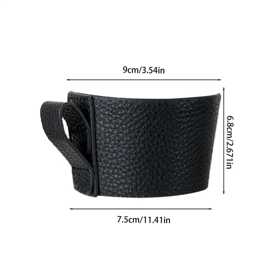 PU Leather Cup Sleeves Household Heat Insulation Anti -scald Cup Cover Non-slip Thickened Mug Water Bottle Coffee Cups Sleeve